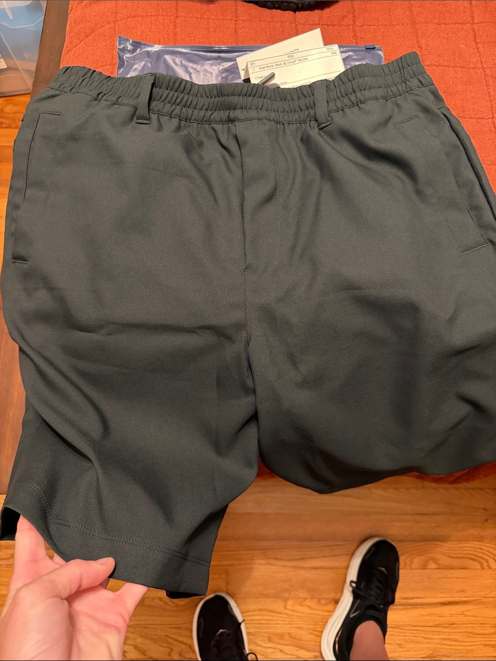 Birddogs Men's Athletic Shorts in Black - no liners, 9”inseam